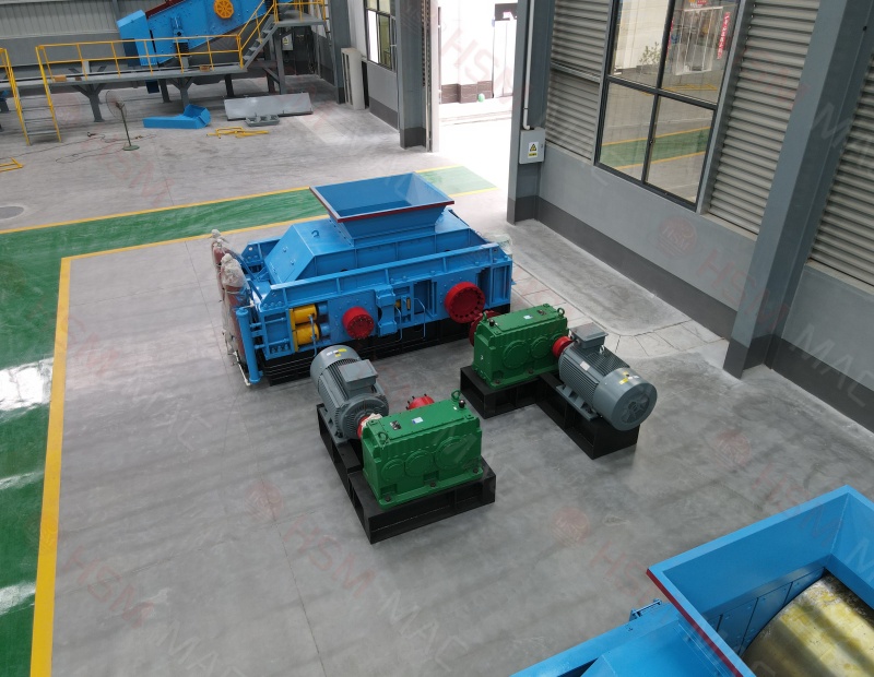 牛金礦對輥破碎機